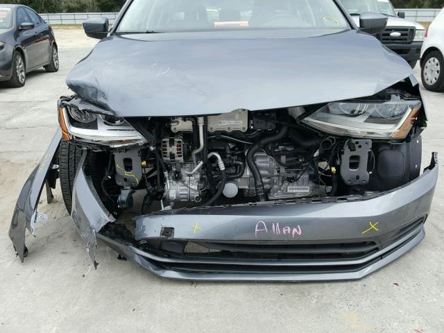 3VW2B7AJ0HM379722 - 2017 VOLKSWAGEN JETTA S 灰色 照片 9