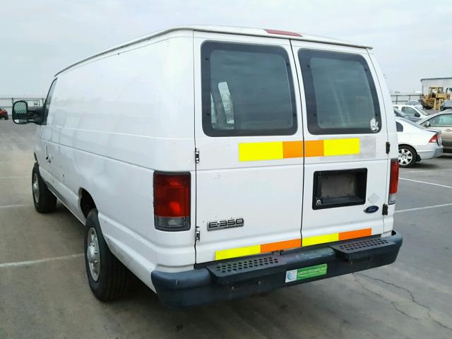 1FTSS34L18DB00220 - 2008 FORD ECONOLINE WHITE photo 3