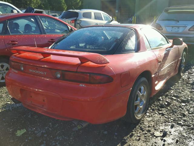 JA3AM64J5RY026184 - 1994 MITSUBISHI 3000 GT SL RED photo 4