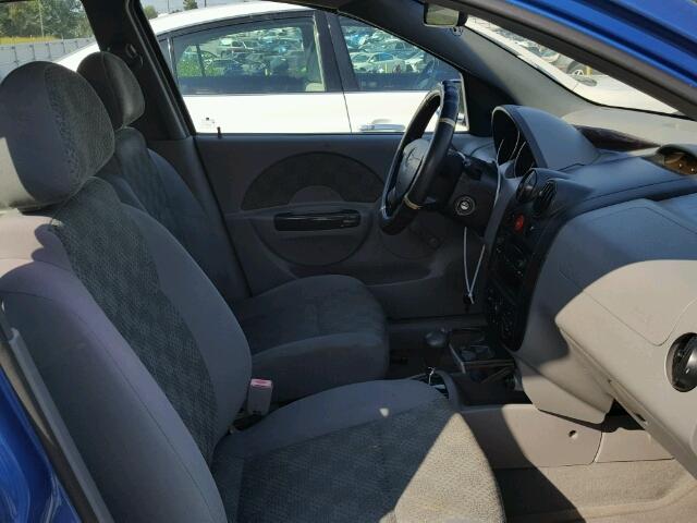 KL1TD52695B399073 - 2005 CHEVROLET AVEO BASE Көк фото 5