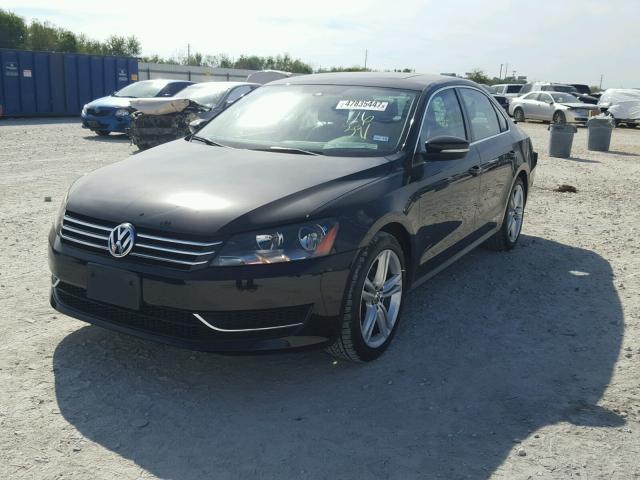 1VWBS7A36EC116391 - 2014 VOLKSWAGEN PASSAT SE BLACK photo 2