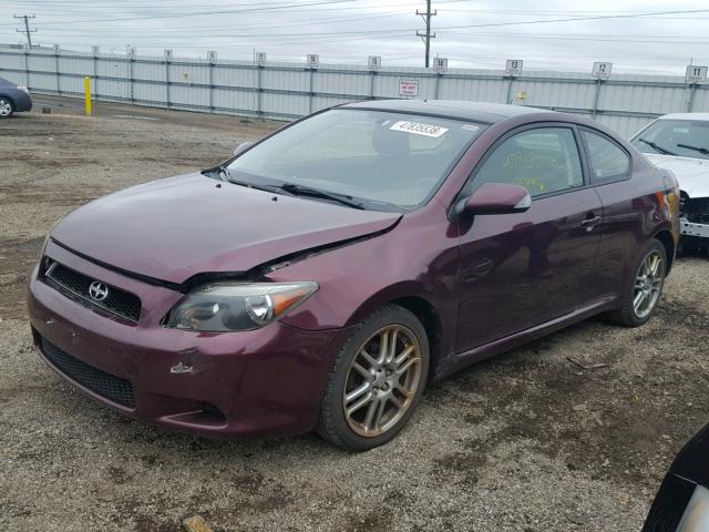 JTKDE167360081087 - 2006 TOYOTA SCION TC 紫色 照片 2