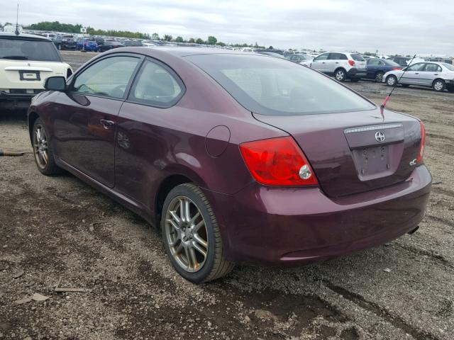 JTKDE167360081087 - 2006 TOYOTA SCION TC 紫色 照片 3