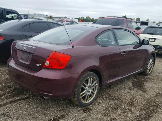 JTKDE167360081087 - 2006 TOYOTA SCION TC 紫色 照片 4