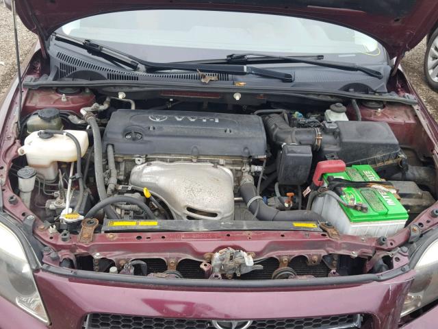 JTKDE167360081087 - 2006 TOYOTA SCION TC 紫色 照片 7