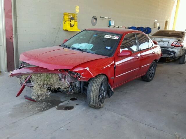 3N1CB51D46L472609 - 2006 NISSAN SENTRA 1.8 RED photo 2