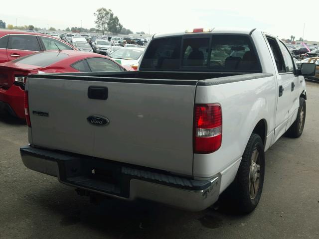 1FTPW12514KC86575 - 2004 FORD F150 SUPER WHITE photo 4