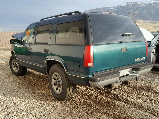 1GNEK13R0VJ407101 - 1997 CHEVROLET TAHOE K150 GREEN photo 3