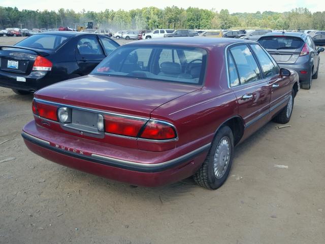 1G4HP52K1VH425435 - 1997 BUICK LESABRE CU RED photo 4