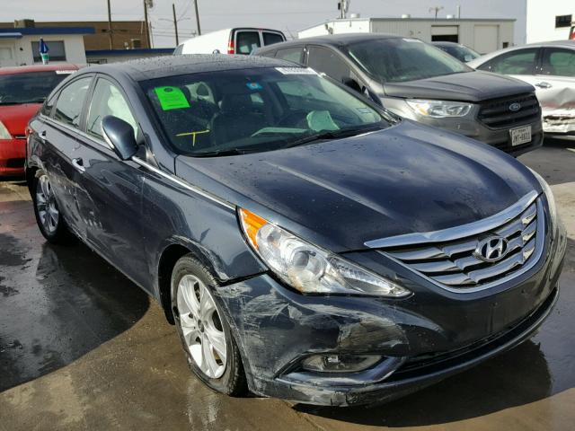 5NPEC4AC9CH375485 - 2012 HYUNDAI SONATA SE BLUE photo 1