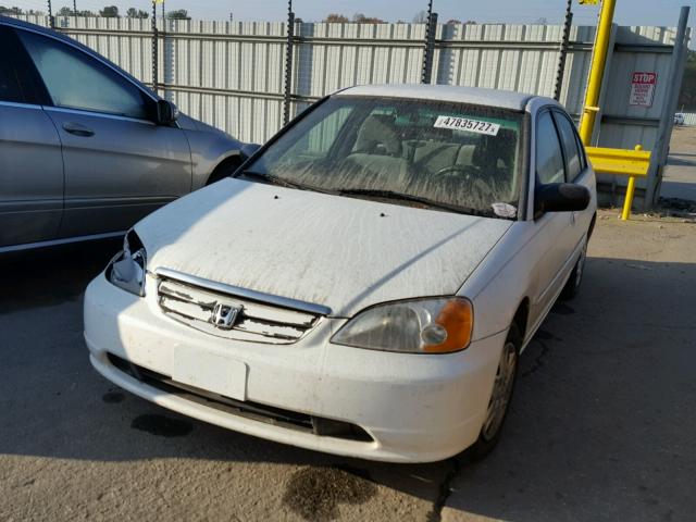 2HGES16553H581067 - 2003 HONDA CIVIC LX WHITE photo 2