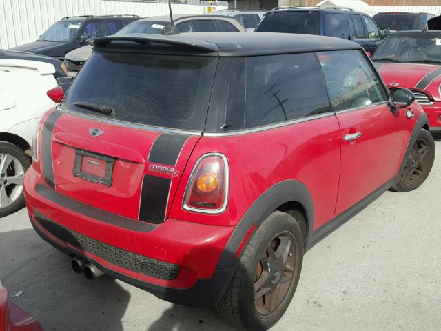 WMWMF73509TW81320 - 2009 MINI COOPER S RED photo 4