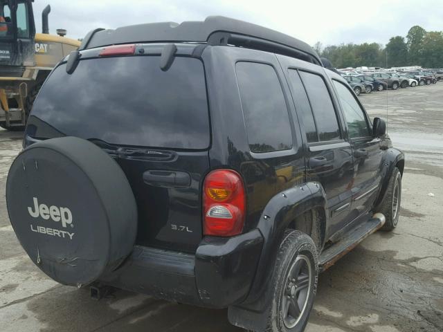 1J4GL38K23W626173 - 2003 JEEP LIBERTY RE BLACK photo 4