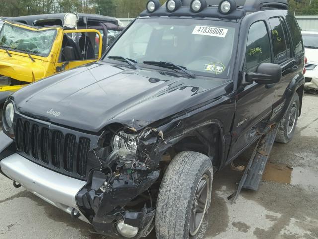 1J4GL38K23W626173 - 2003 JEEP LIBERTY RE BLACK photo 9
