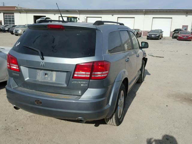 3D4PG5FV8AT110229 - 2010 DODGE JOURNEY SX GRAY photo 4