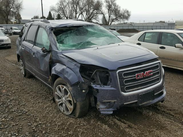 1GKKVSKD3DJ201871 - 2013 GMC ACADIA SLT BLUE photo 1