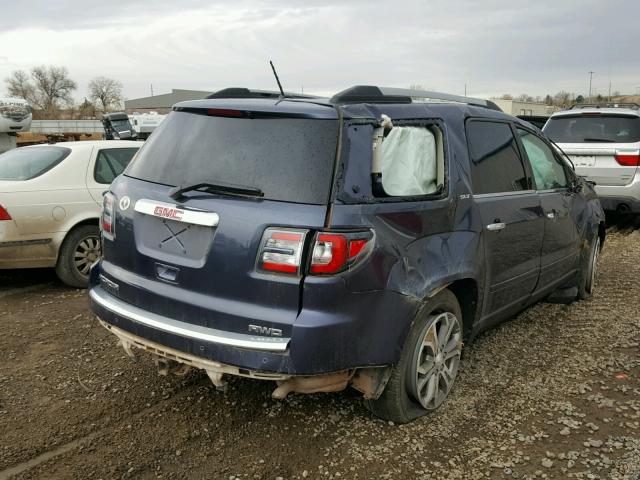 1GKKVSKD3DJ201871 - 2013 GMC ACADIA SLT ლურჯი ფოტო 4