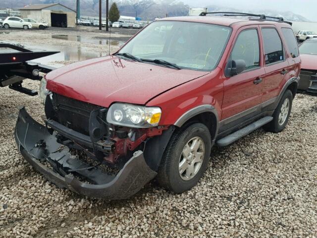 1FMYU03106KA04618 - 2006 FORD ESCAPE XLT RED photo 2