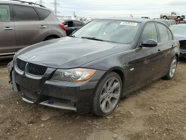 WBAVB735X7VF52358 - 2007 BMW 335 I BLACK photo 2