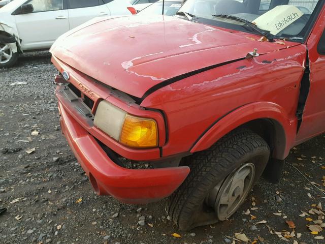 1FTDR15X8PPB75732 - 1993 FORD RANGER SUP RED photo 10