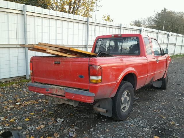 1FTDR15X8PPB75732 - 1993 FORD RANGER SUP RED photo 4