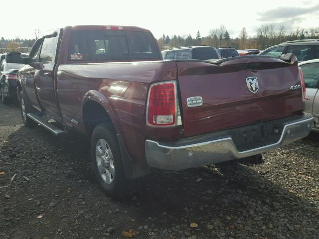 3C63R3KL8GG242365 - 2016 RAM 3500 LONGH RED photo 3