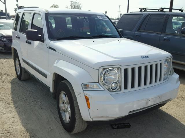 1J4PP2GK8BW595123 - 2011 JEEP LIBERTY SP WHITE photo 1