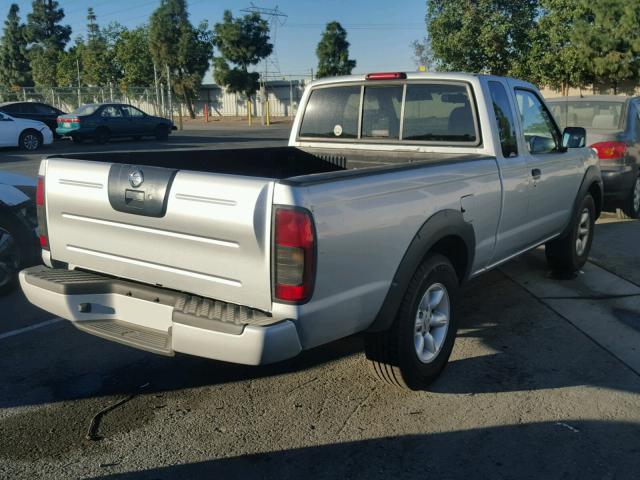 1N6DD26S41C356751 - 2001 NISSAN FRONTIER K SILVER photo 4