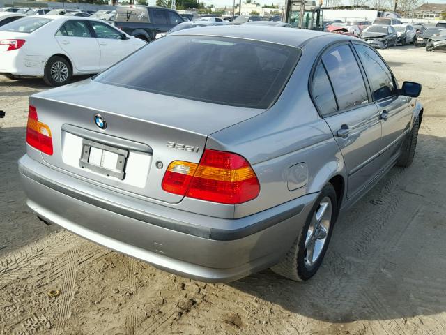 WBAEV33495KX13009 - 2005 BMW 325 I GRAY photo 4