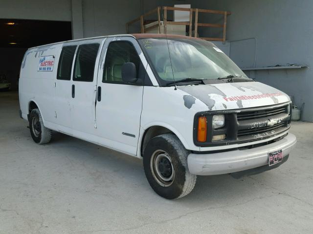 1GCGG29R511113669 - 2001 CHEVROLET EXPRESS G2 WHITE photo 1