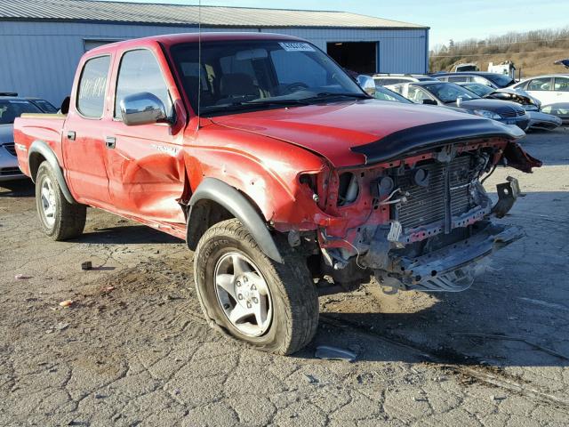 5TEHN72N01Z831442 - 2001 TOYOTA TACOMA DOU RED photo 1