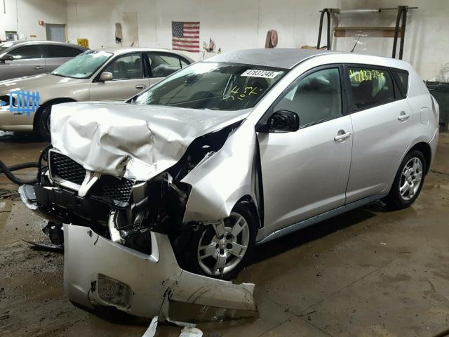 5Y2SL67049Z453569 - 2009 PONTIAC VIBE SILVER photo 2