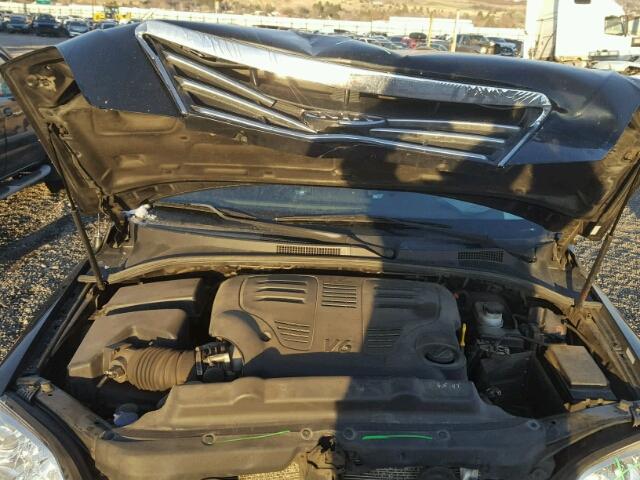 KNDJC735585853388 - 2008 KIA SORENTO EX BLACK photo 7