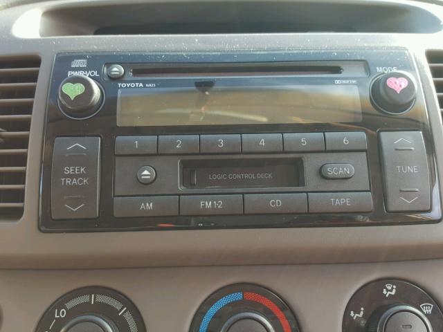 4T1BE32K84U262921 - 2004 TOYOTA CAMRY LE 绿色 照片 9