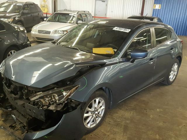 3MZBM1L76FM138026 - 2015 MAZDA 3 TOURING BLUE photo 2