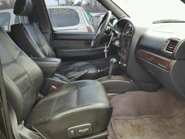 JN8DR09Y21W610341 - 2001 NISSAN PATHFINDER BLACK photo 5