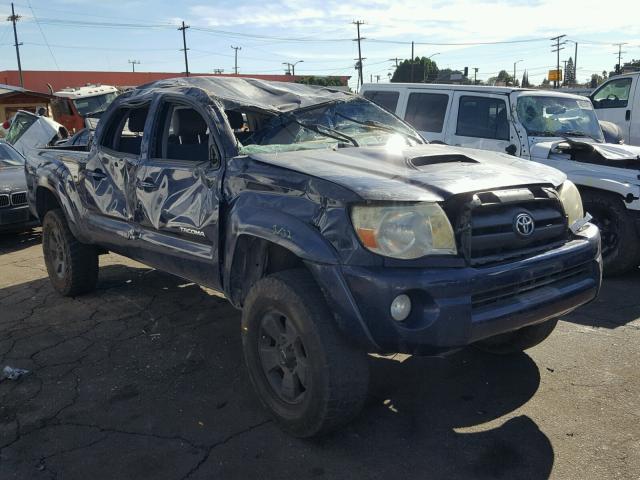 5TEKU72NX6Z246058 - 2006 TOYOTA TACOMA DOU BLUE photo 1