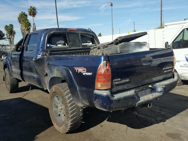 5TEKU72NX6Z246058 - 2006 TOYOTA TACOMA DOU BLUE photo 3