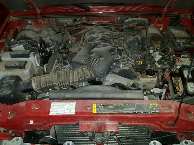 1FTZR45E84PA85692 - 2004 FORD RANGER SUP RED photo 7