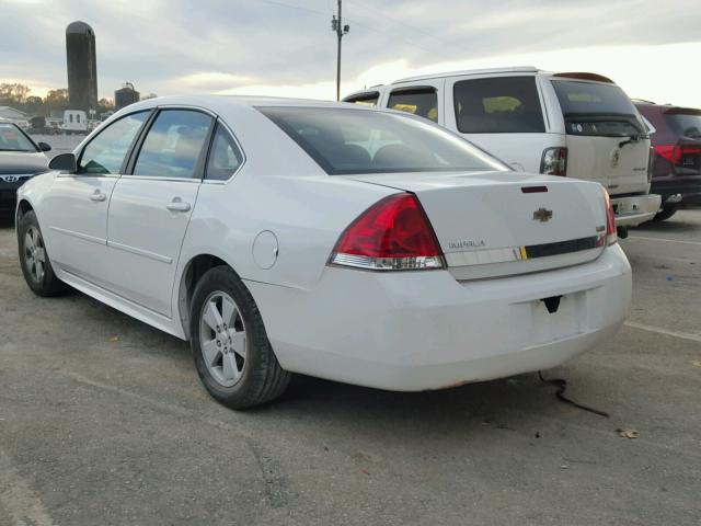 2G1WF5EK1B1196403 - 2011 CHEVROLET IMPALA LS WHITE photo 3