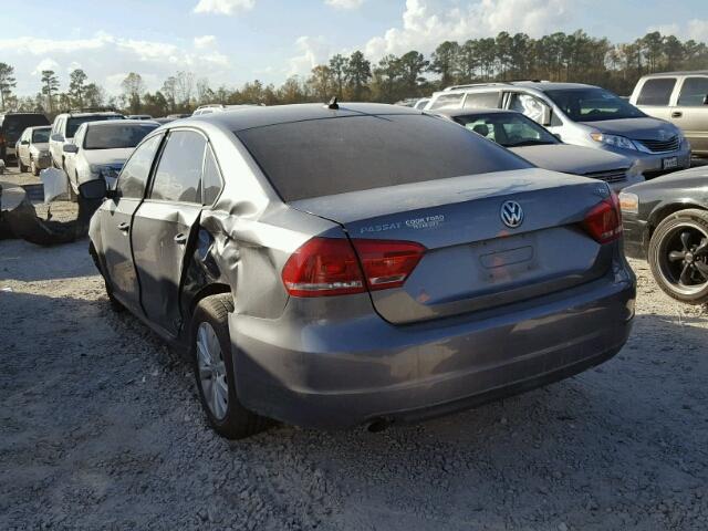 1VWAT7A34FC023007 - 2015 VOLKSWAGEN PASSAT S GRAY photo 3