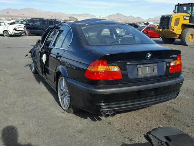 WBAEV53473KM27992 - 2003 BMW 330 I BLACK photo 3