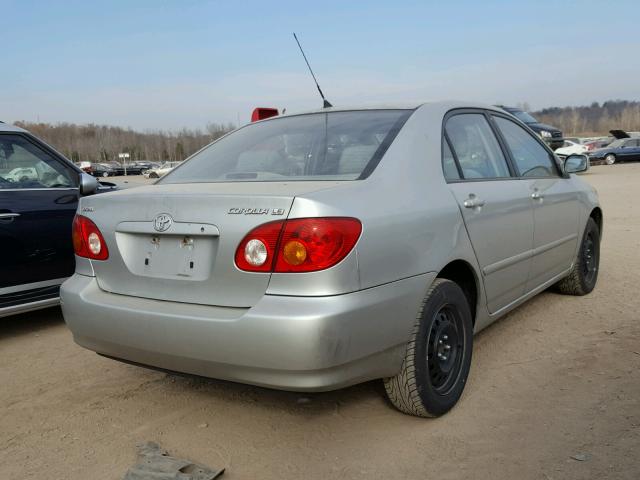 1NXBR32E43Z097074 - 2003 TOYOTA COROLLA CE SILVER photo 4