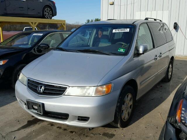 5FNRL18613B135524 - 2003 HONDA ODYSSEY EX SILVER photo 2