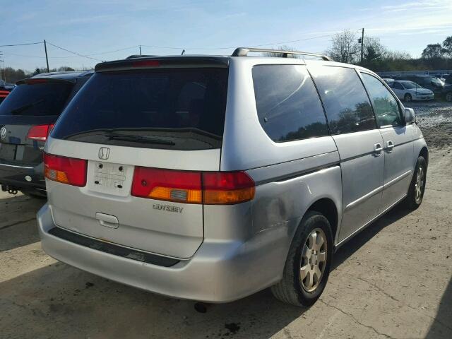 5FNRL18613B135524 - 2003 HONDA ODYSSEY EX SILVER photo 4