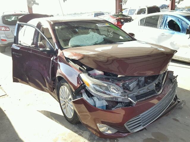 4T1BD1EB1FU040243 - 2015 TOYOTA AVALON HYB BURGUNDY photo 9