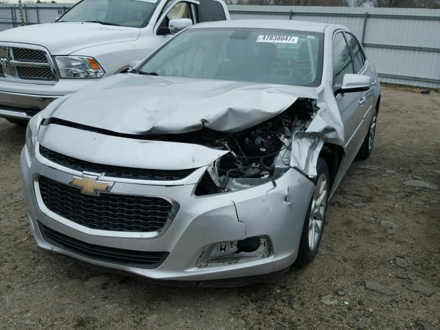 1G11C5SL0EU169802 - 2014 CHEVROLET MALIBU 1LT SILVER photo 2