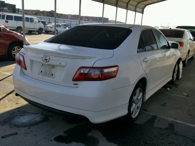 4T1BE46K28U751031 - 2008 TOYOTA CAMRY CE WHITE photo 4