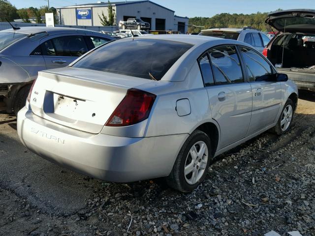 1G8AJ55F87Z139014 - 2007 SATURN ION LEVEL SILVER photo 4