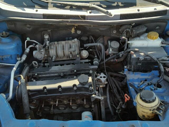 KL1TJ52634B242016 - 2004 CHEVROLET AVEO LS BLUE photo 7